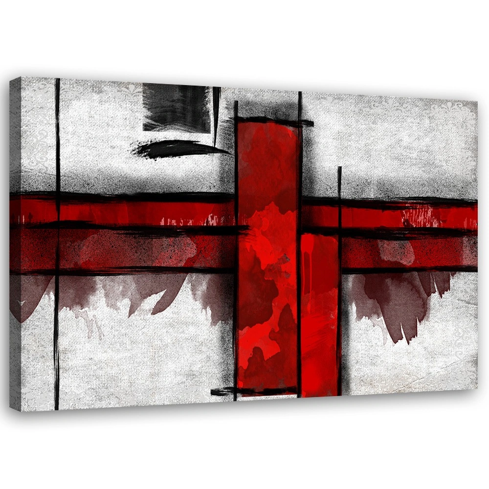 Canvas print, Red rectangles