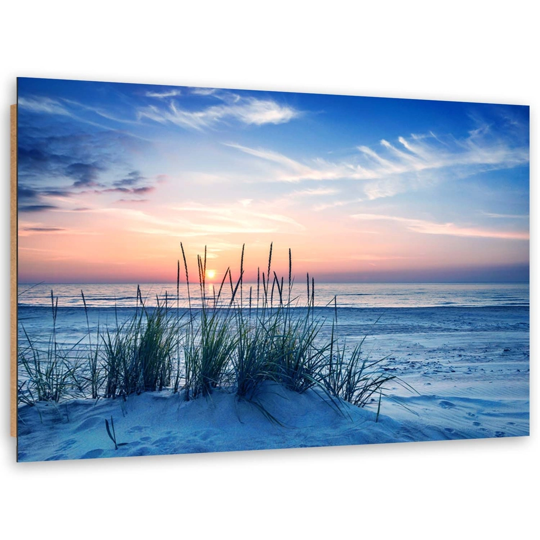 Deco panel print, Grasses on the beach