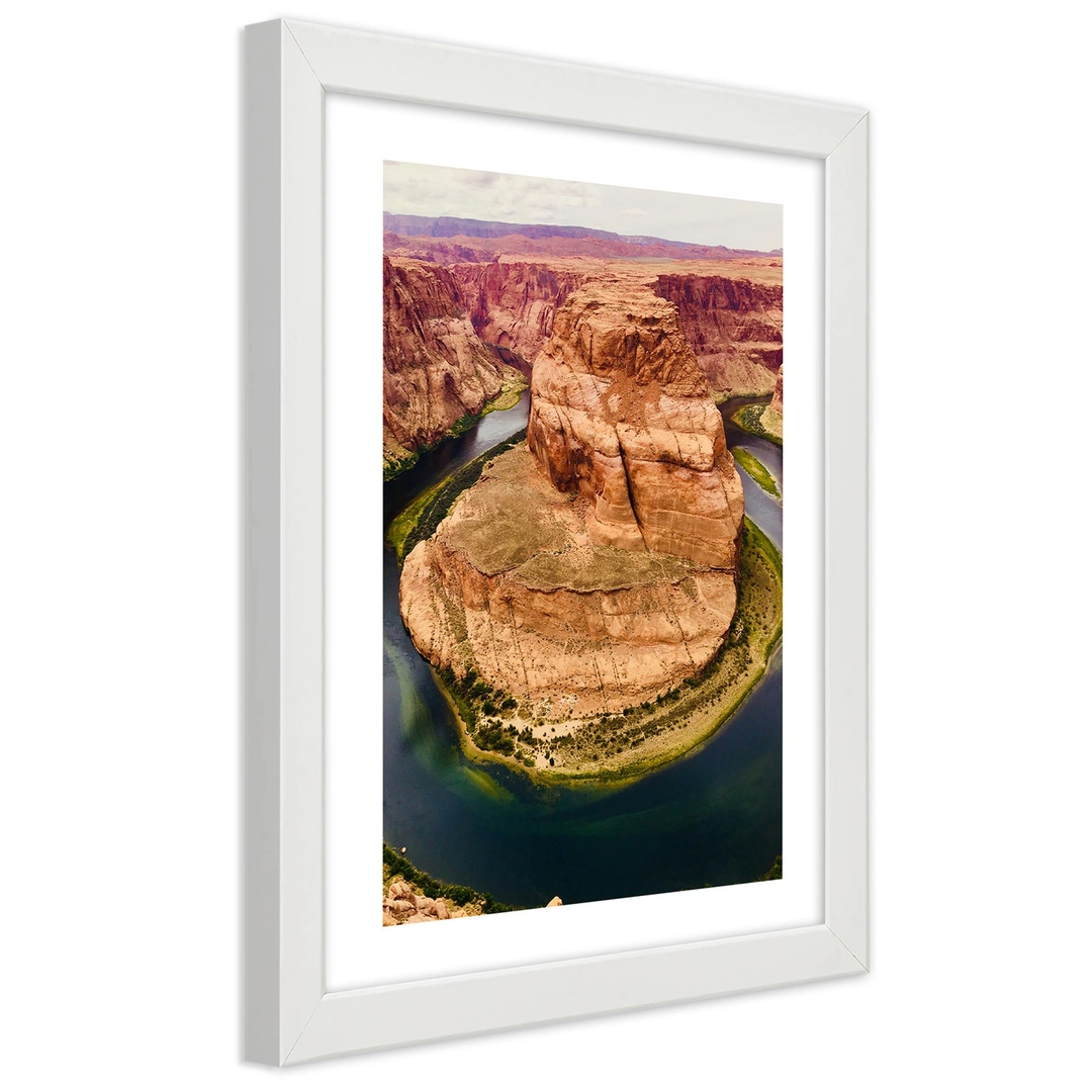 Picture in frame, Rocks of the grand canyon