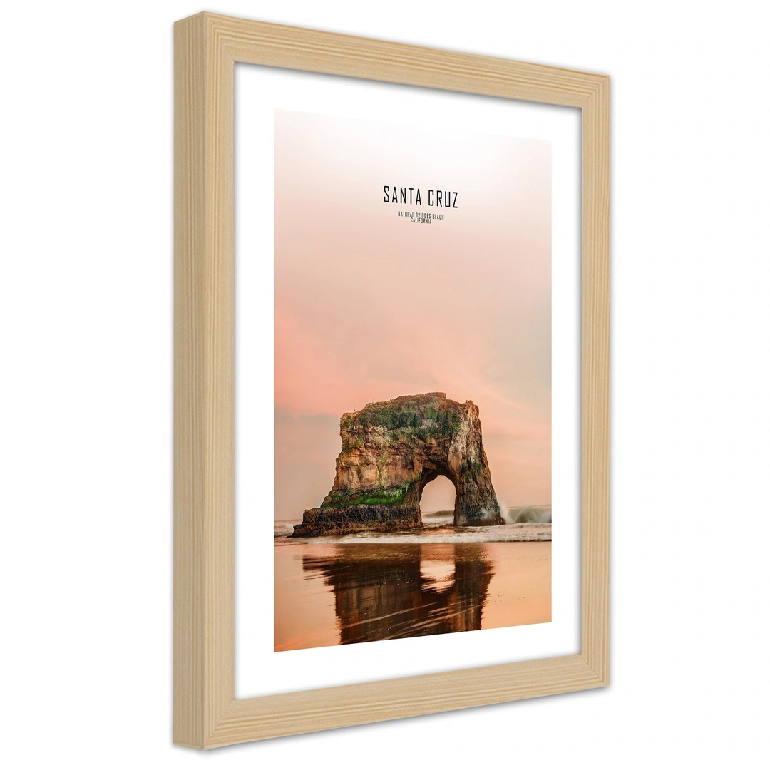 Picture in frame, Santa cruz