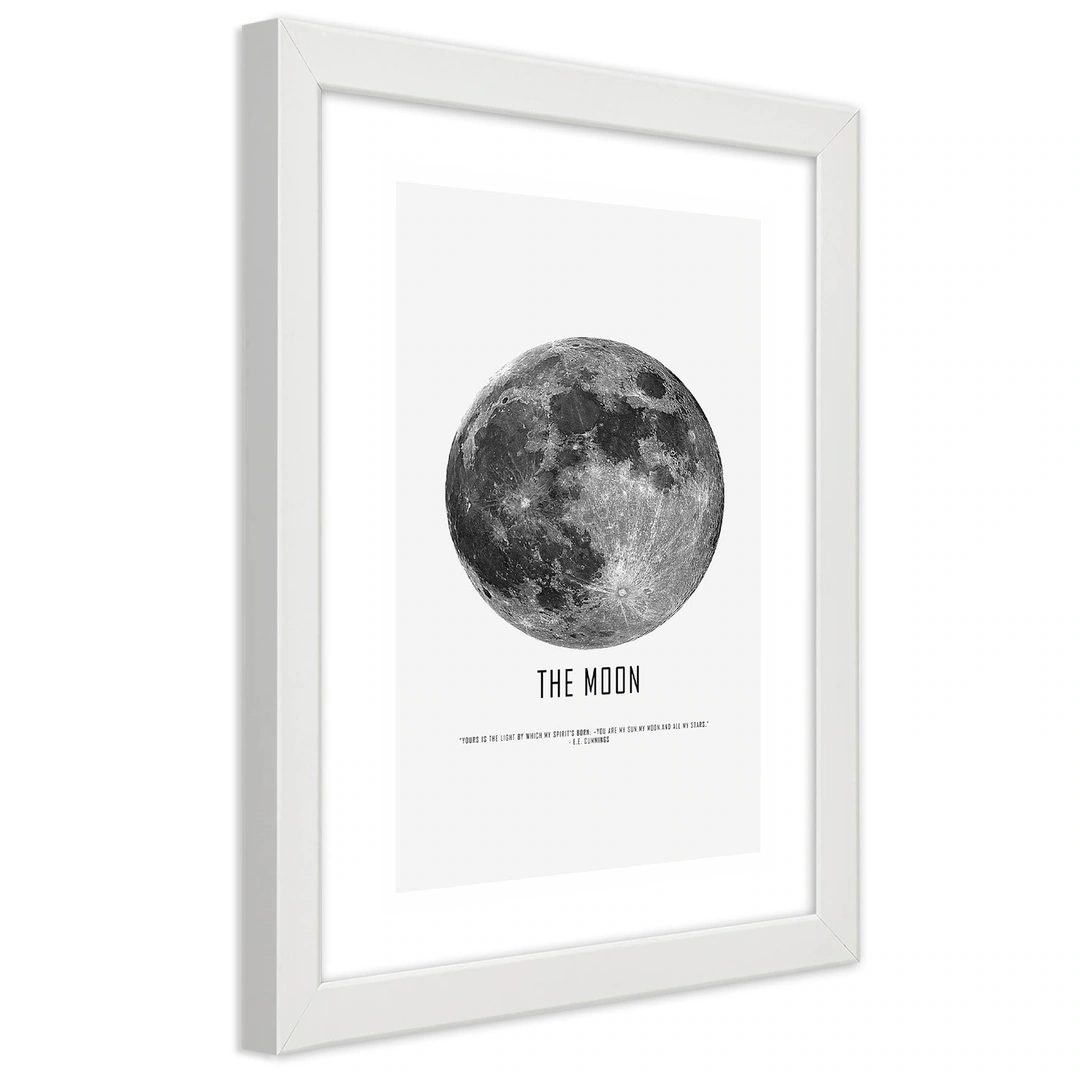 Picture in frame, Moon
