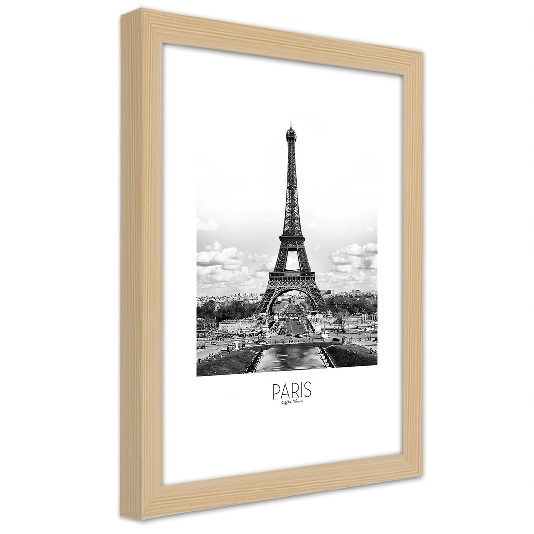 Picture in frame, The iconic eiffel tower