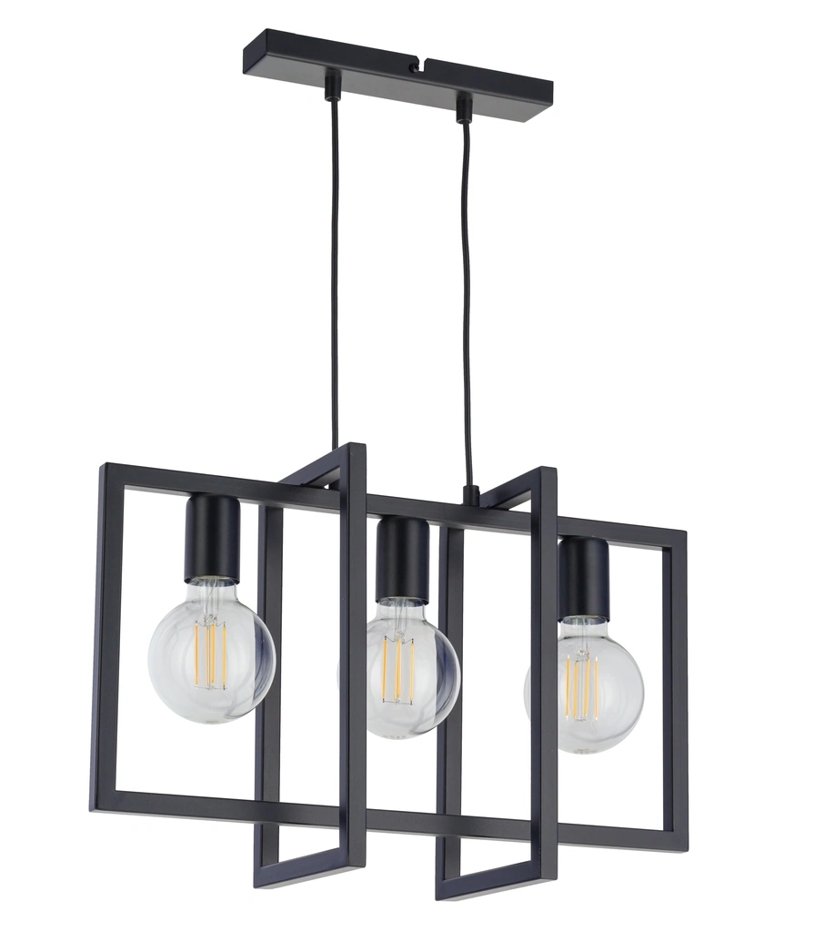 Eden Ceiling Pendant Light 3 Black