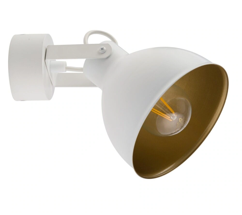 Mars Wall Light White and Gold