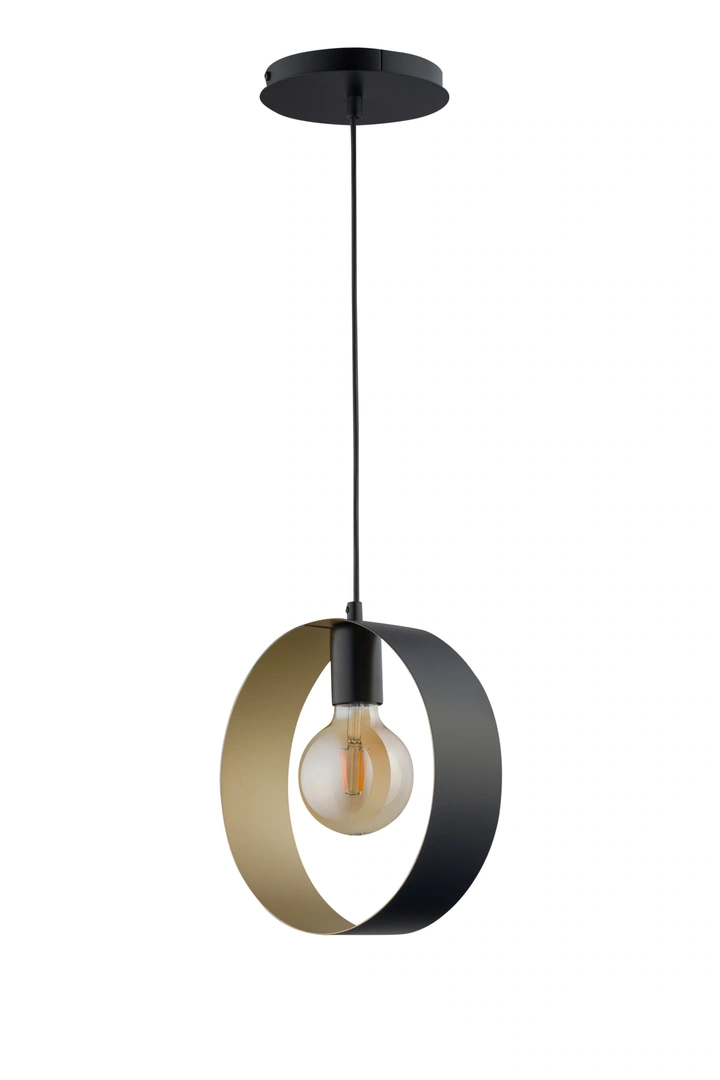 Happy Ceiling Pendant Light 1 Black and Gold