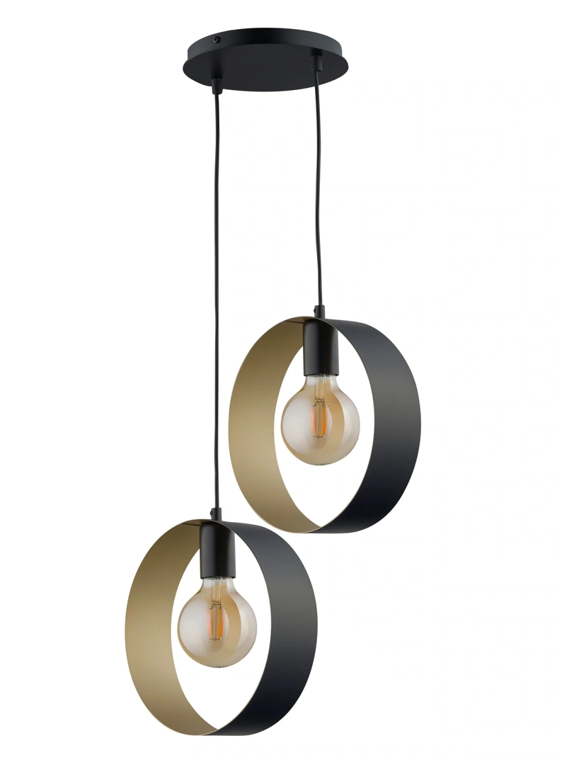 Happy Ceiling Pendant Light 2 Black and Gold