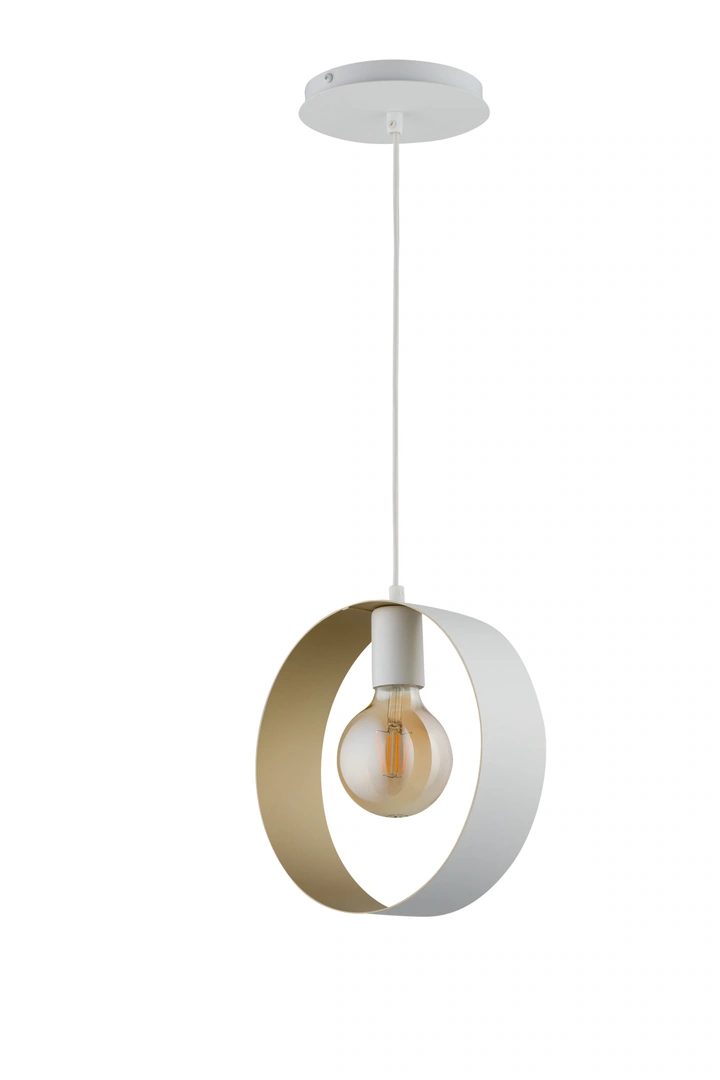 Happy Ceiling Pendant Light 1 White and Gold