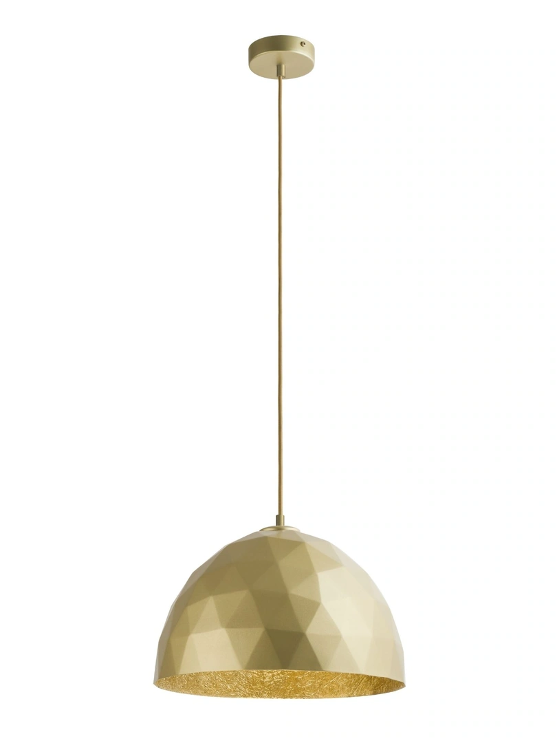 Diamond Ceiling Pendant Light Medium Gold