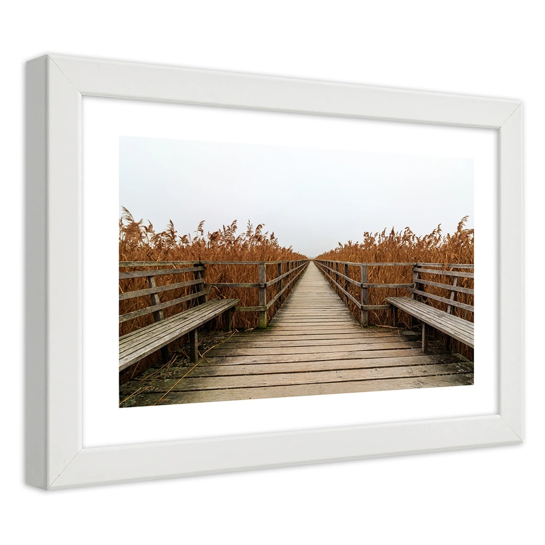 Picture in frame, Long pier