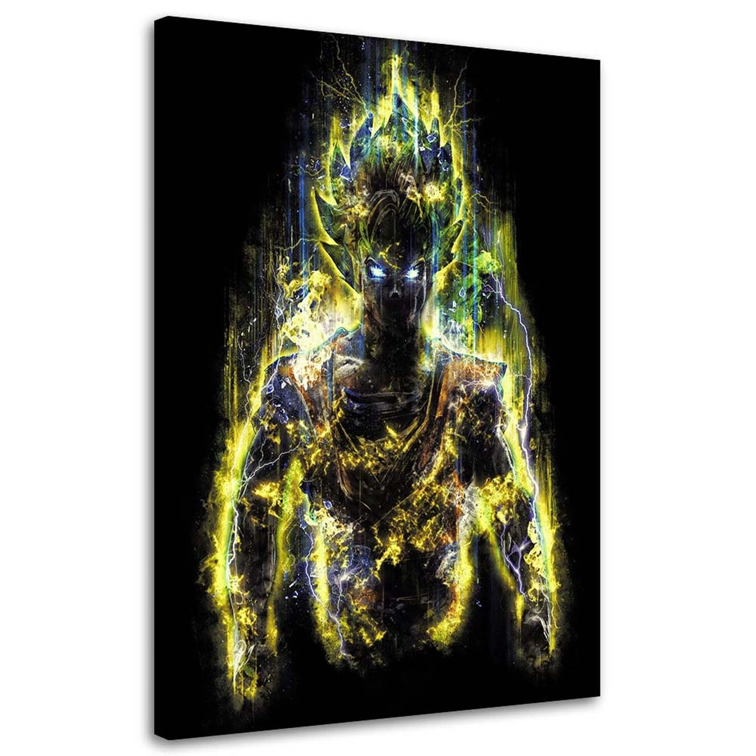 Canvas print, Goku the anime hero