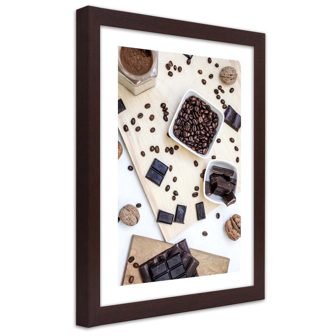 Picture in frame, Coffee mess