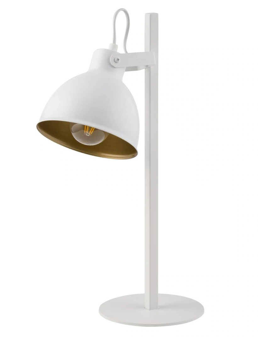 Mars Table Lamp White and Gold