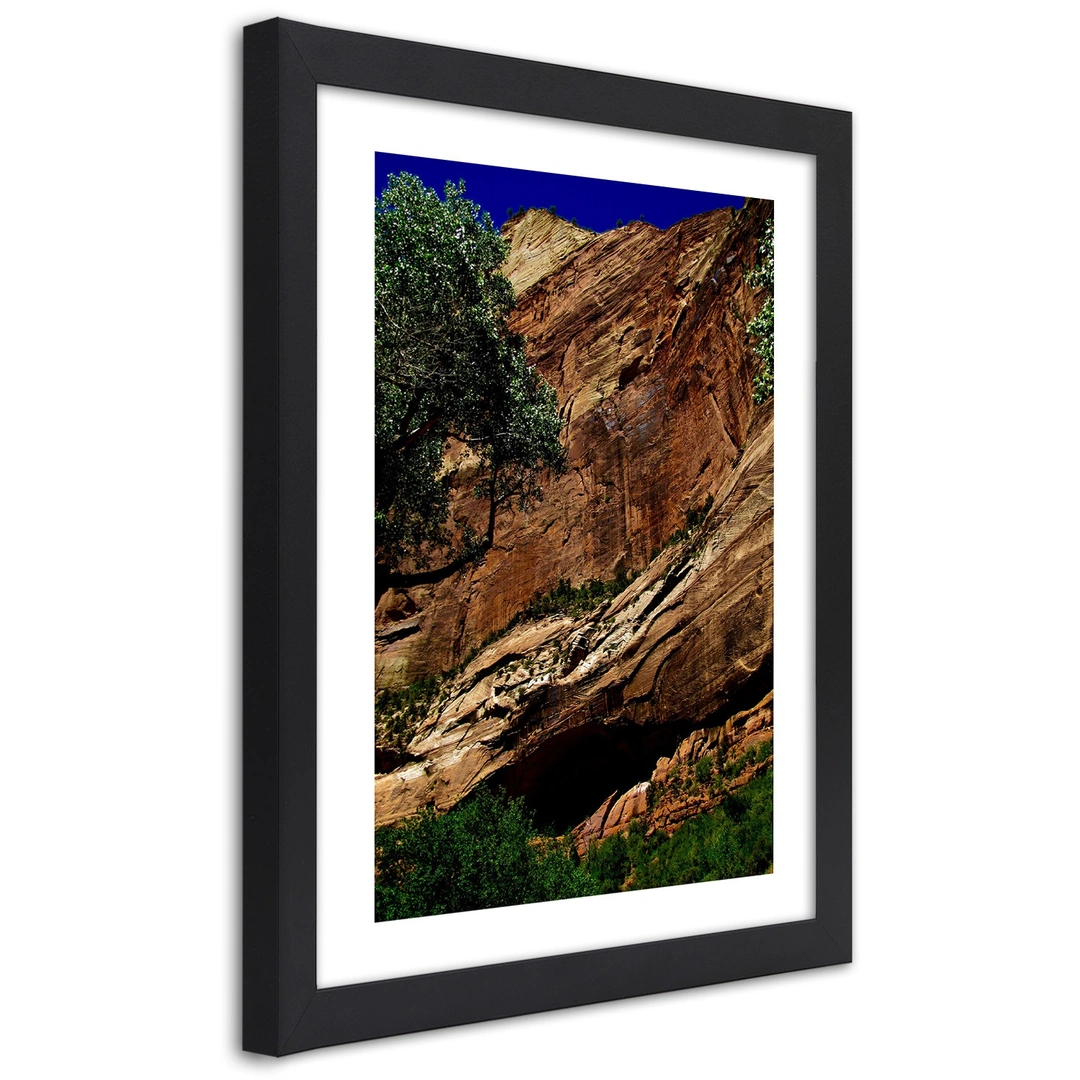 Picture in frame, Rocky landscape