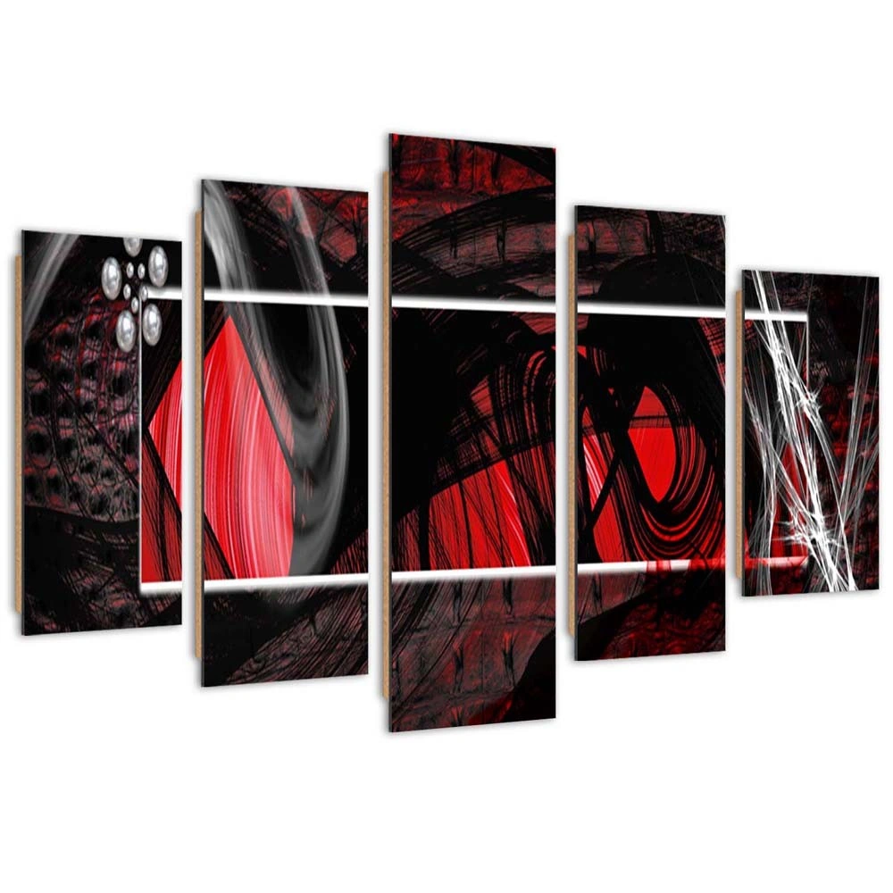 Five piece picture deco panel, Expression