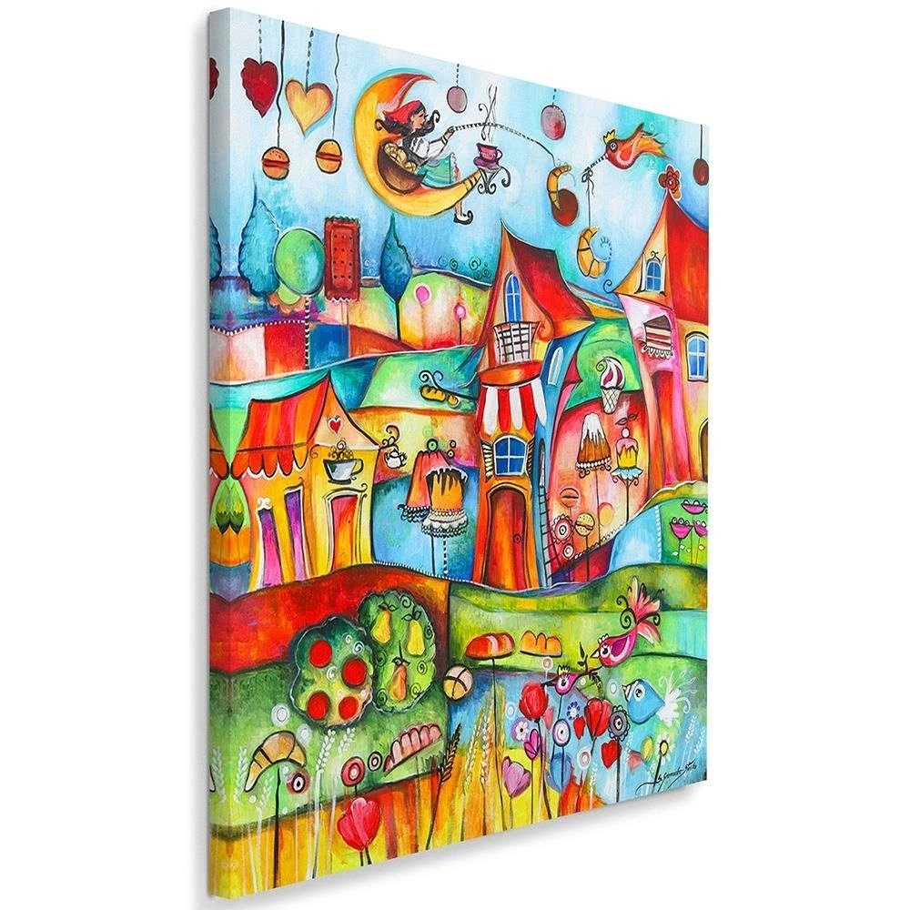 Canvas print, Fairy tale town