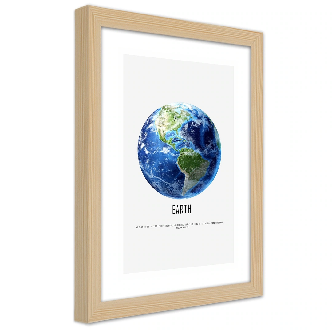 Picture in frame, Planet earth