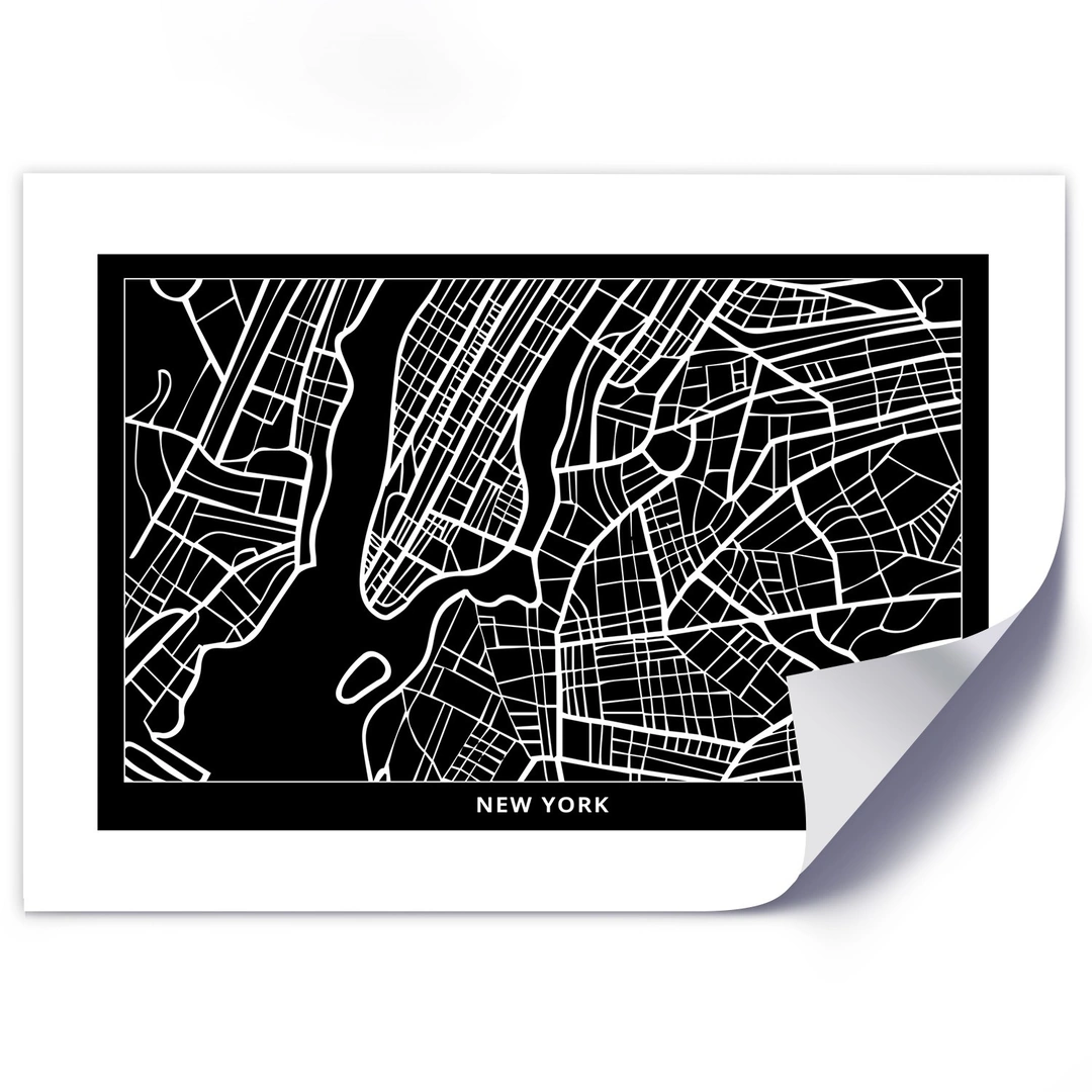 Poster, City plan new york