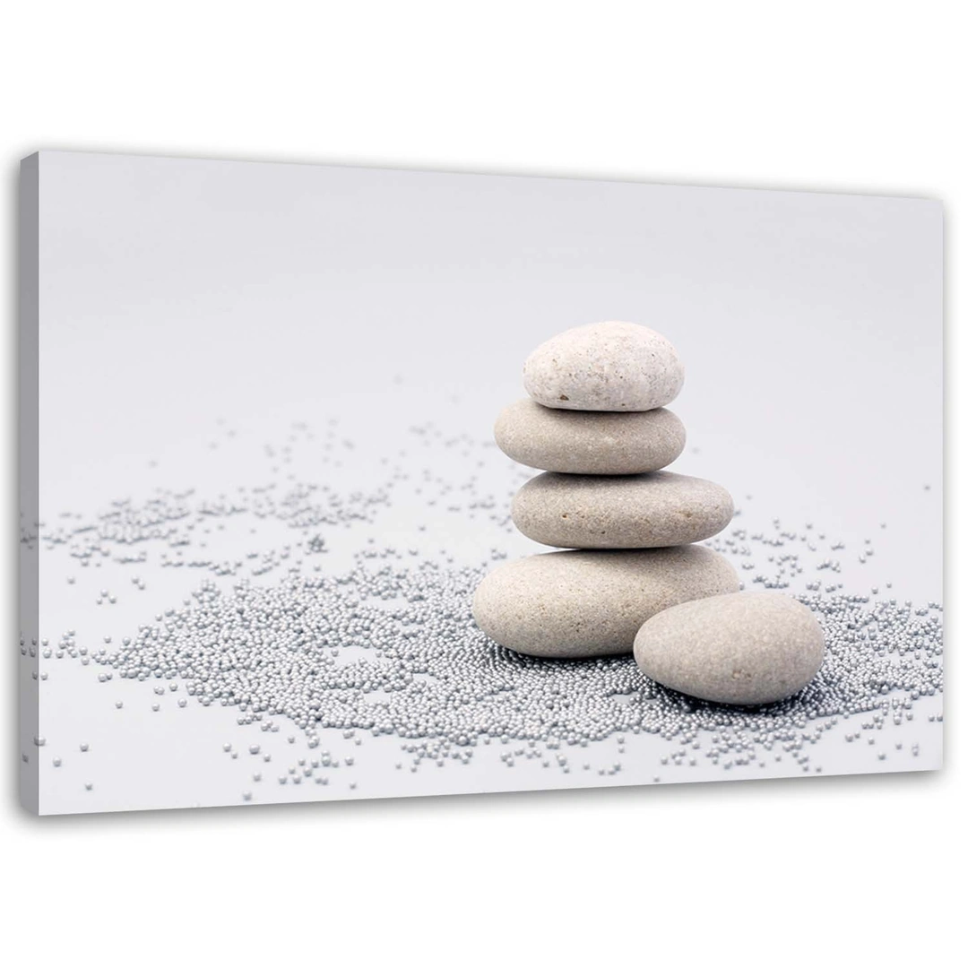 Canvas print, Zen stones