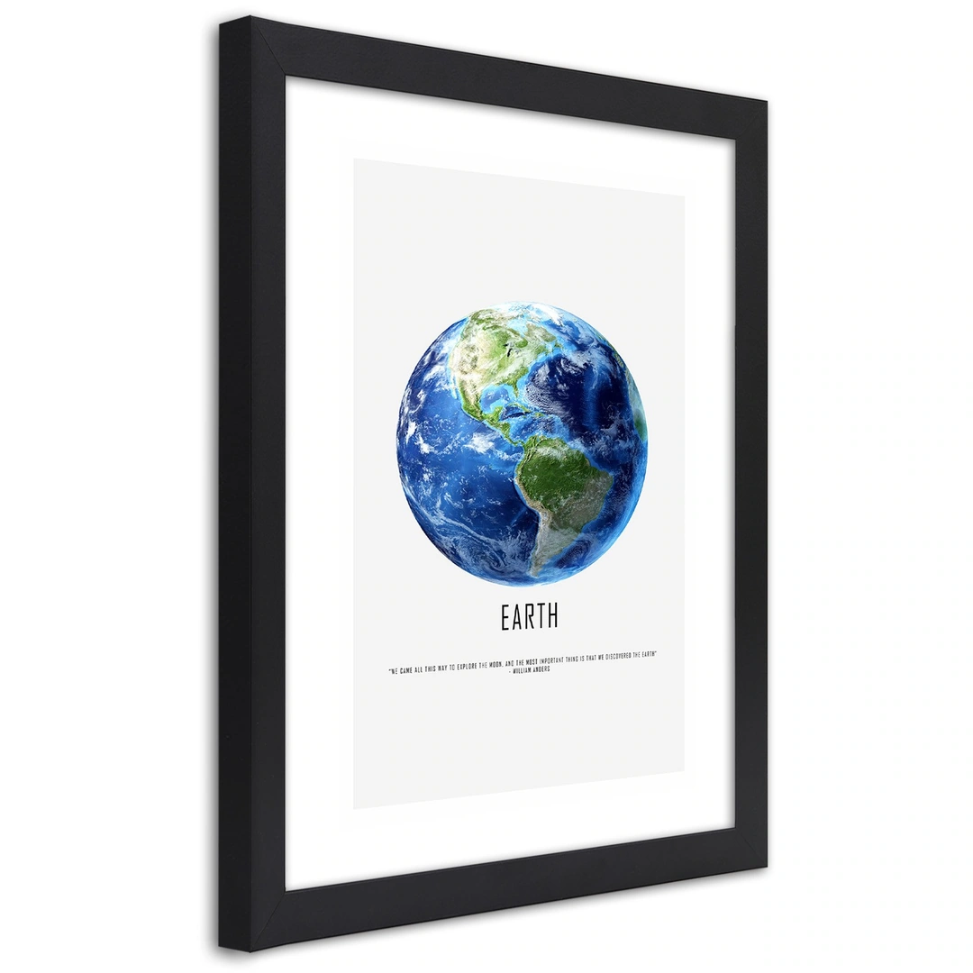 Picture in frame, Planet earth