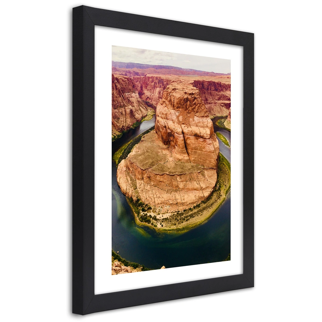 Picture in frame, Rocks of the grand canyon