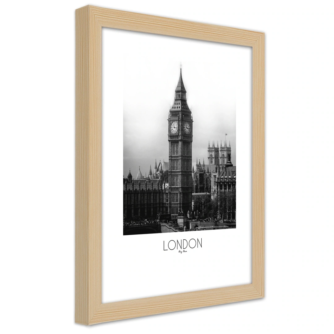 Picture in frame, The legendary big ben