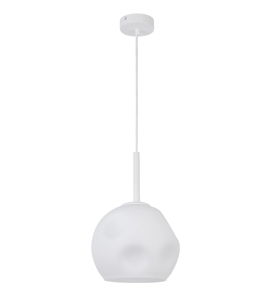 Como Ceiling Pendant Light Single Large Style A White