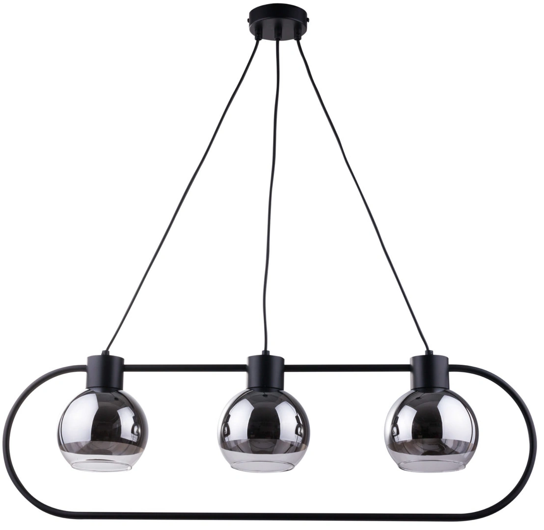 Linda Pendant Light Trio Black