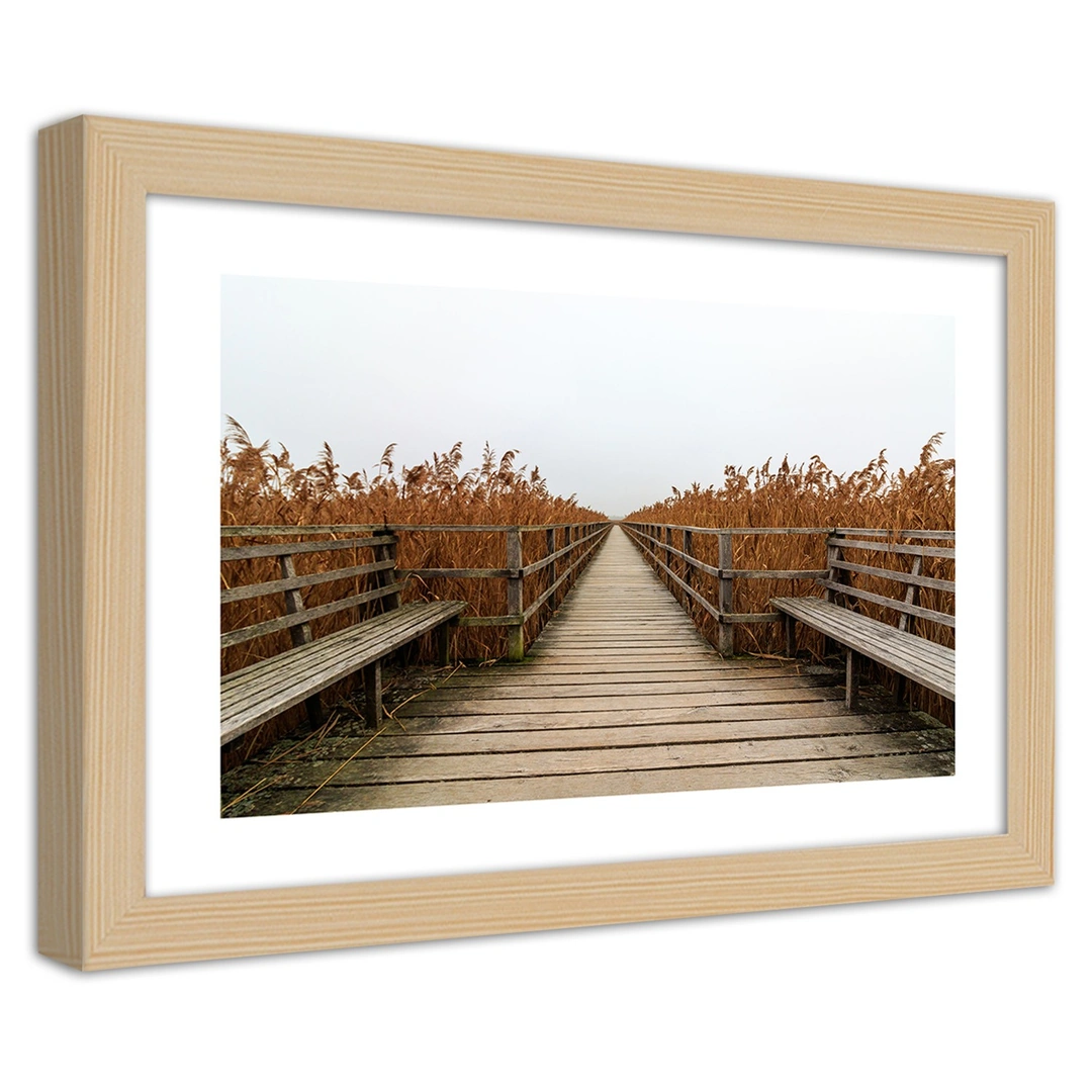 Picture in frame, Long pier