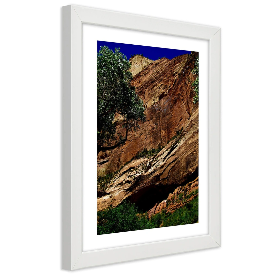 Picture in frame, Rocky landscape