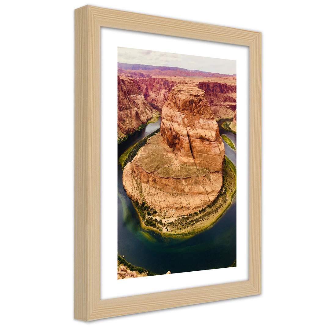 Picture in frame, Rocks of the grand canyon