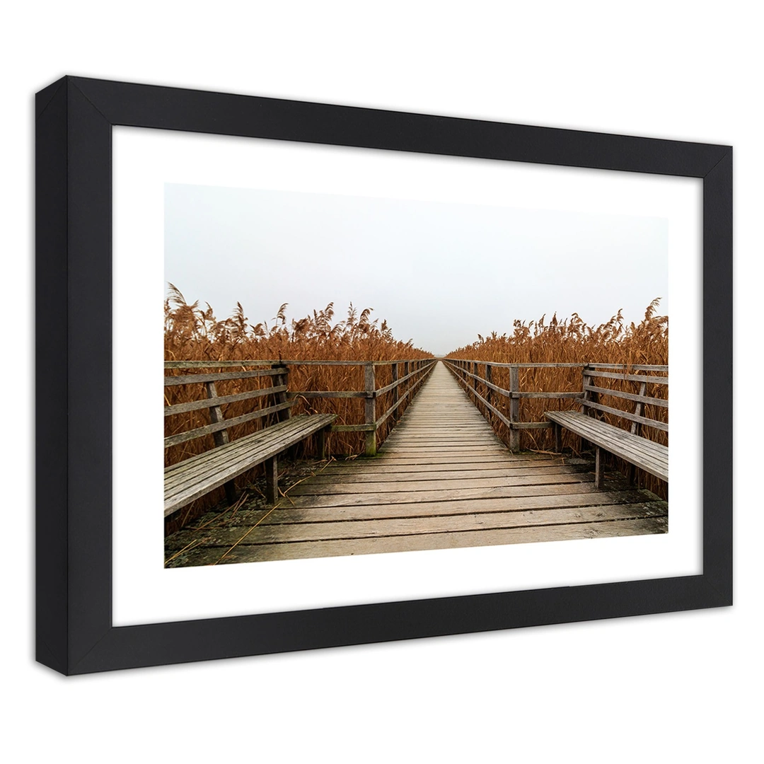 Picture in frame, Long pier