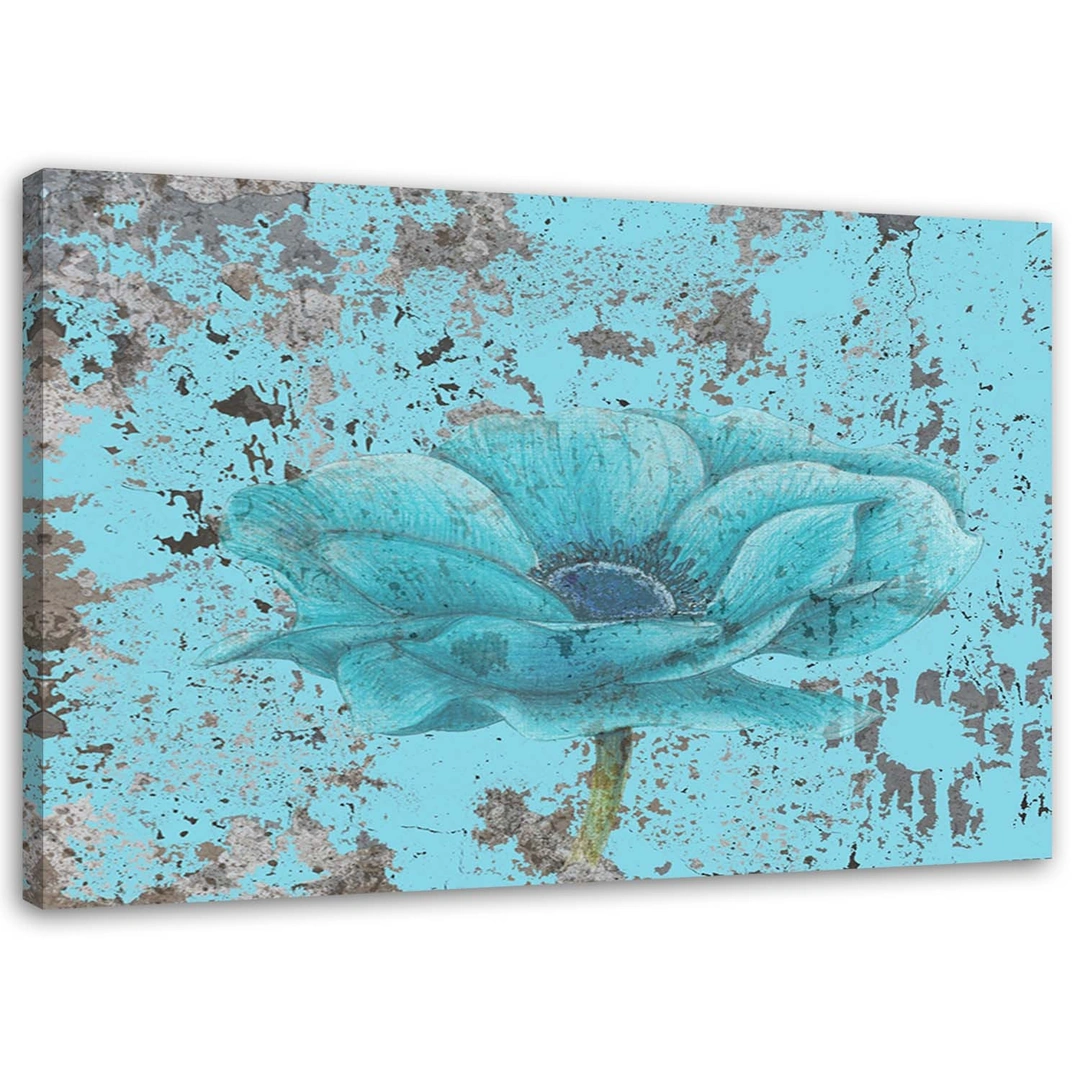 Canvas print, Sea flower retro