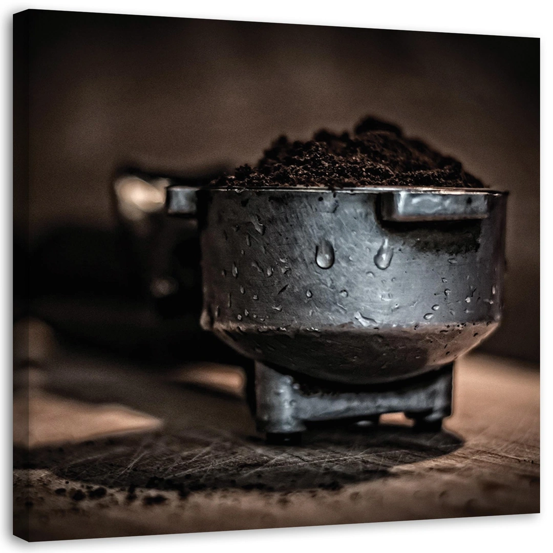 Canvas print, Ground coffee