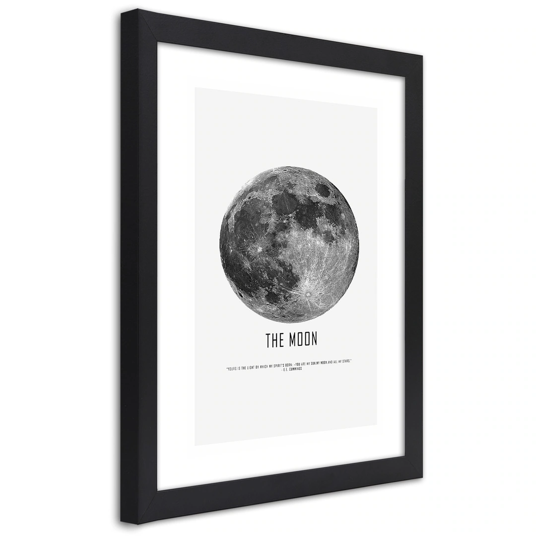 Picture in frame, Moon