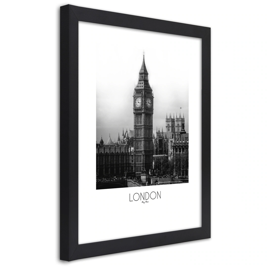 Picture in frame, The legendary big ben