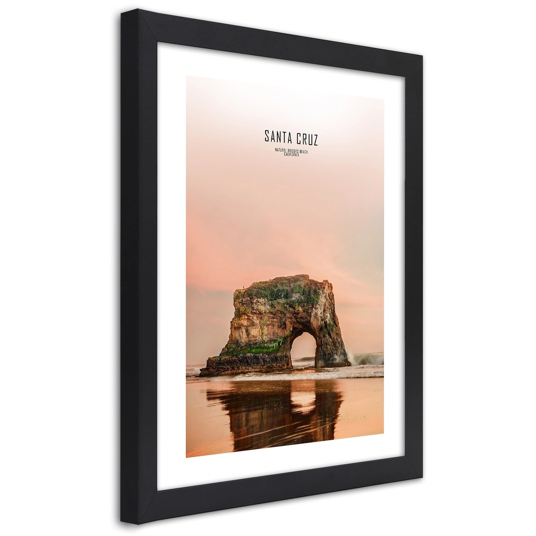 Picture in frame, Santa cruz