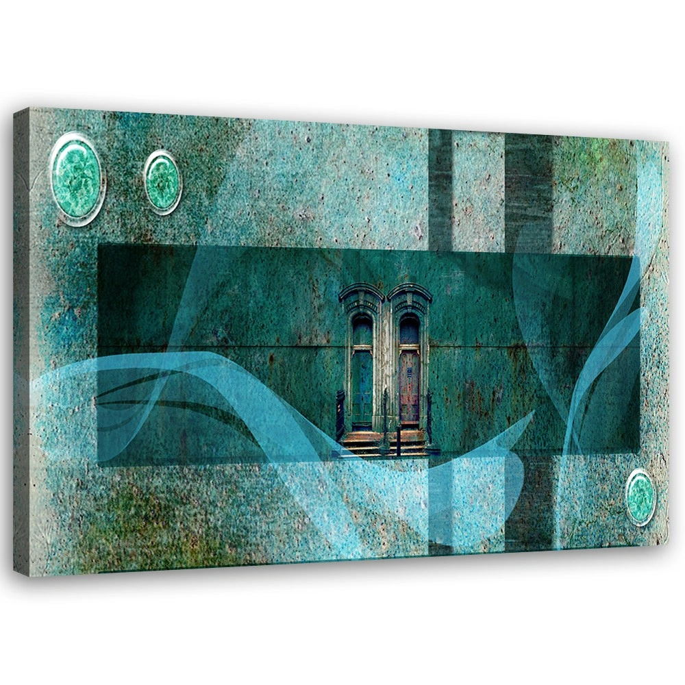 Canvas print, Mysterious window