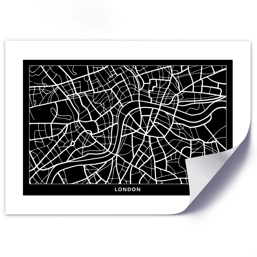 Poster, City plan london
