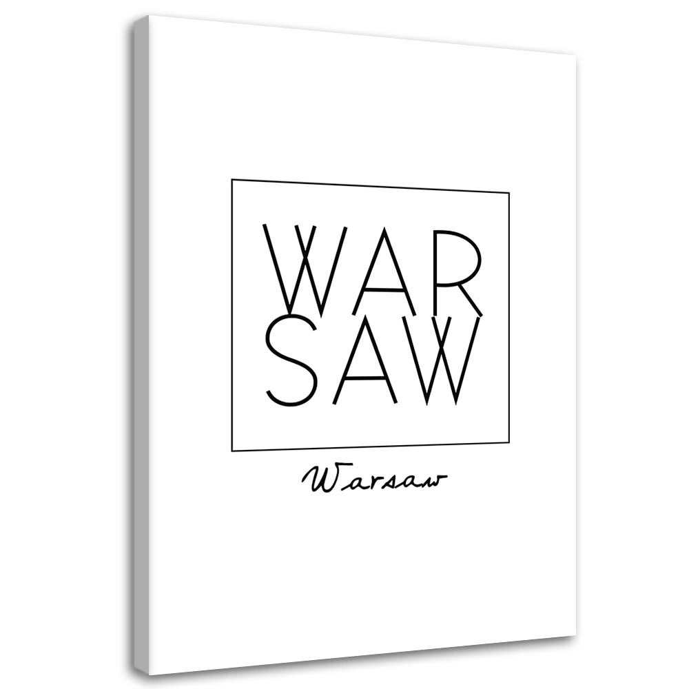 Canvas print, Warsaw