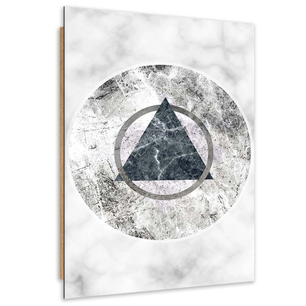 Deco panel print, Geometric figures - marble