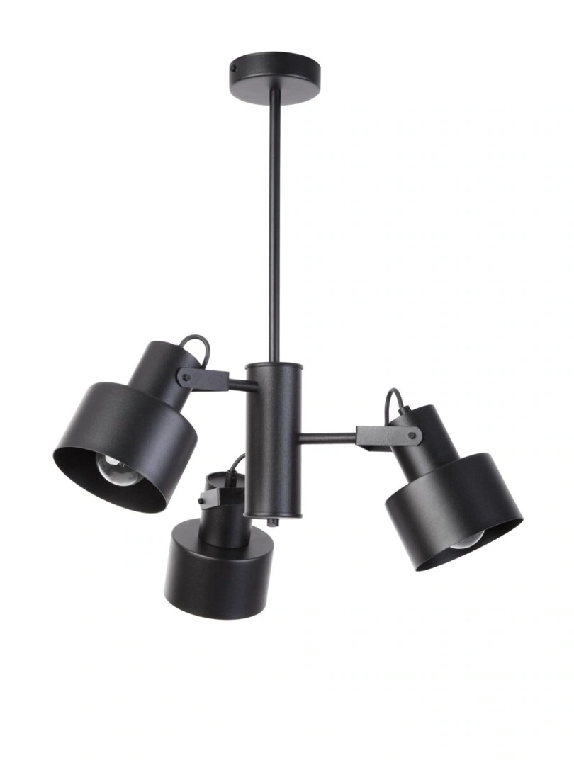 Metro Ceiling Light 3 Black