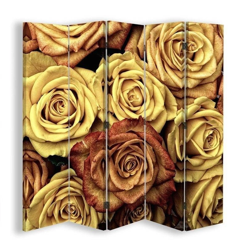 Room divider Double-sided, Tea roses