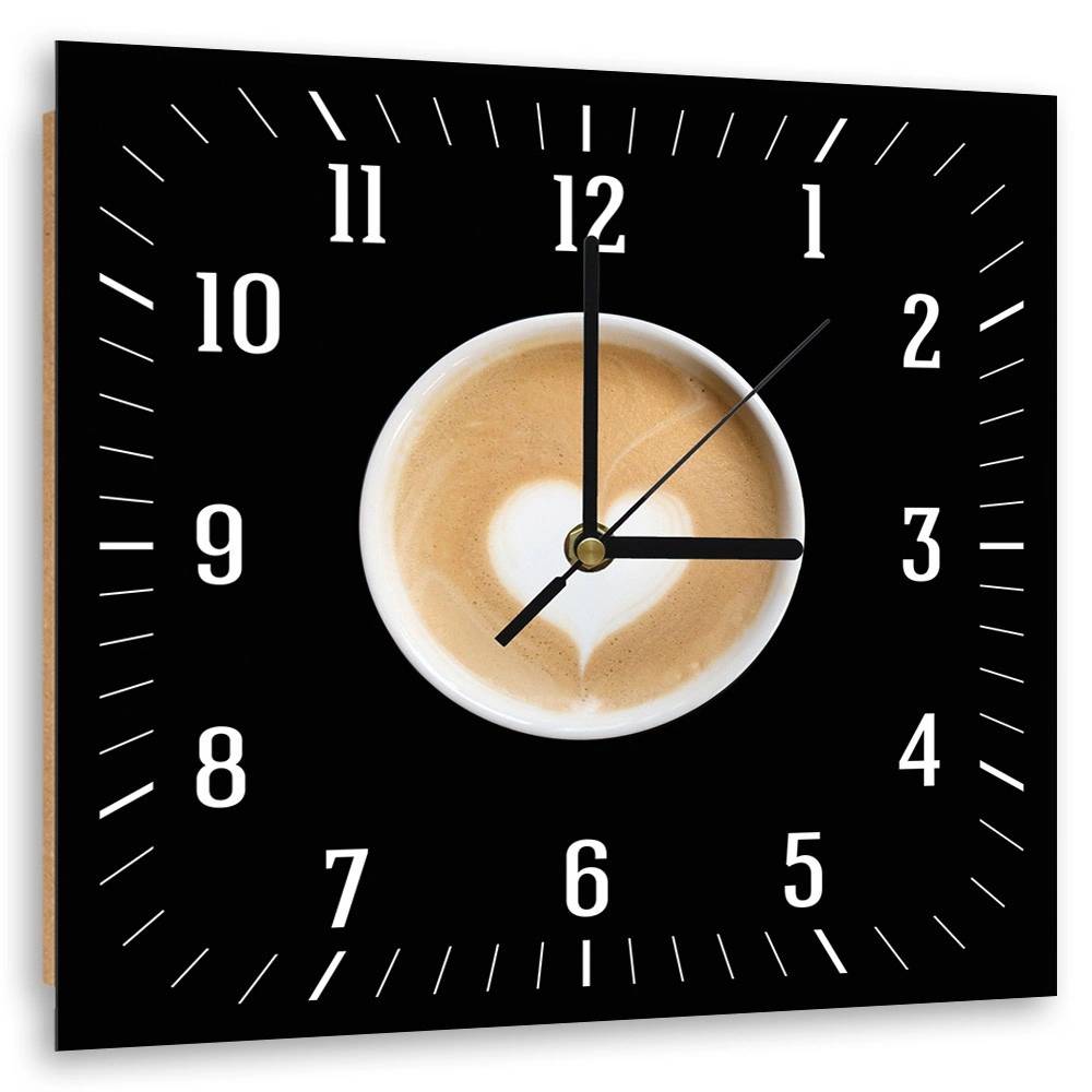 Wall clock, Coffee with a heart