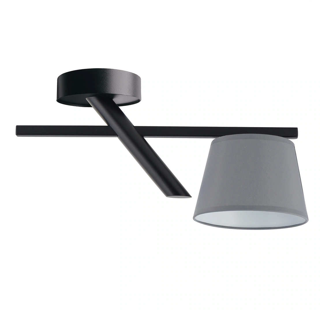 Ole Ceiling Light 1 Black and Grey