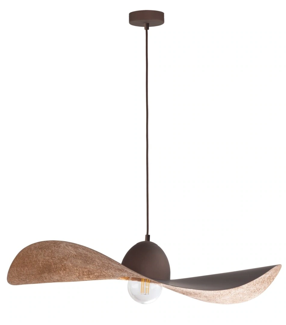 Kapello Pendant Light Large Brown and Copper