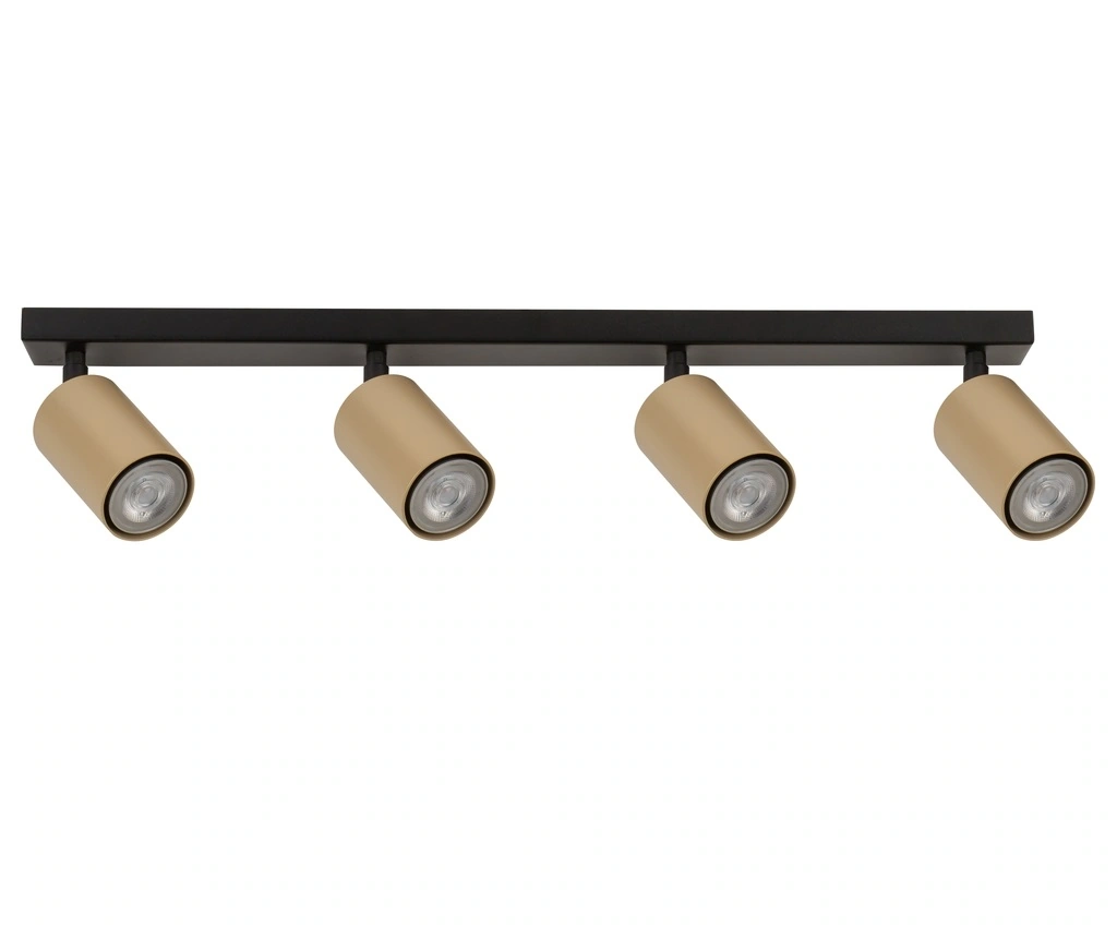 Zoom Ceiling Track Light 4 Black and Gold
