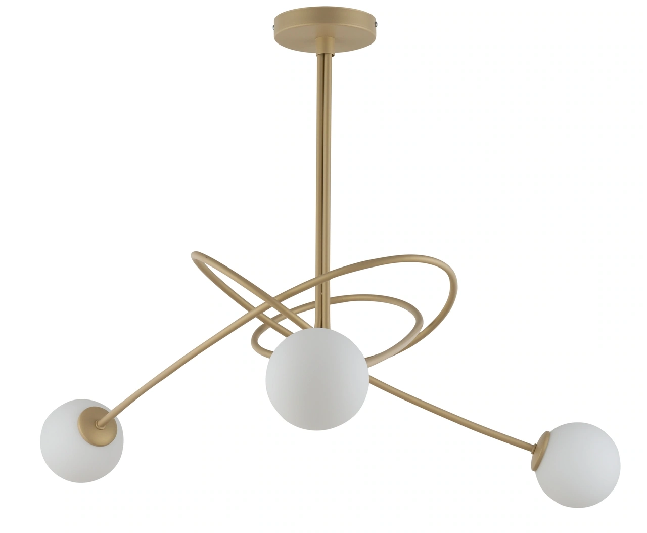 Velvet Ceiling Light 3 Gold