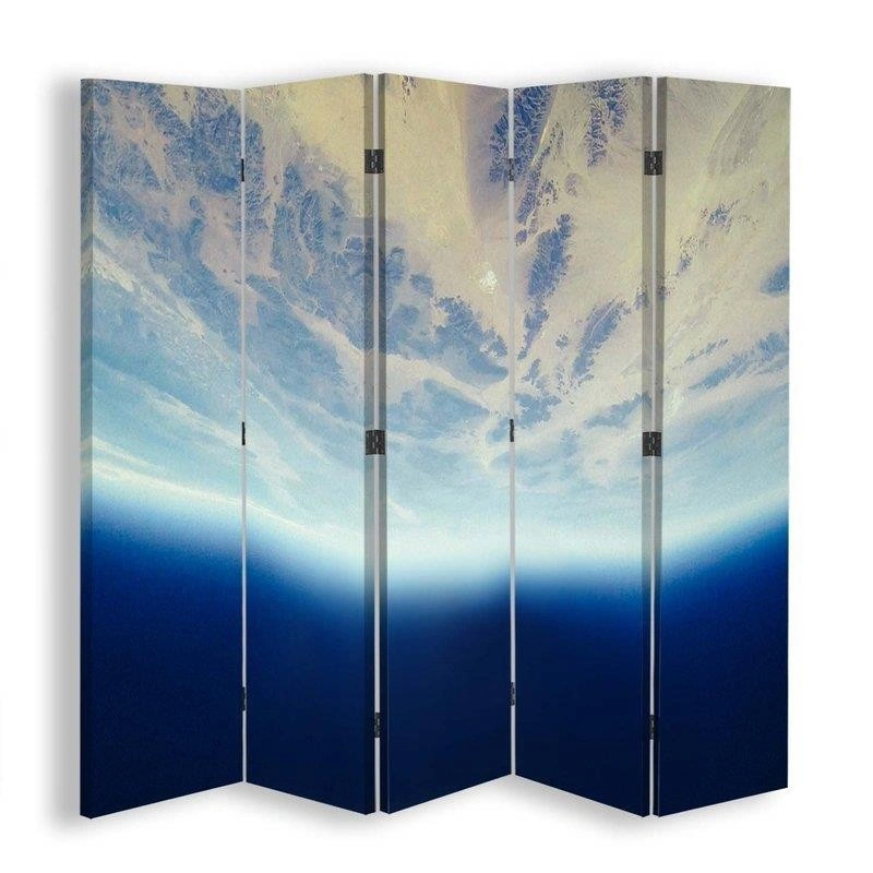 Room divider Double-sided, Earth from space