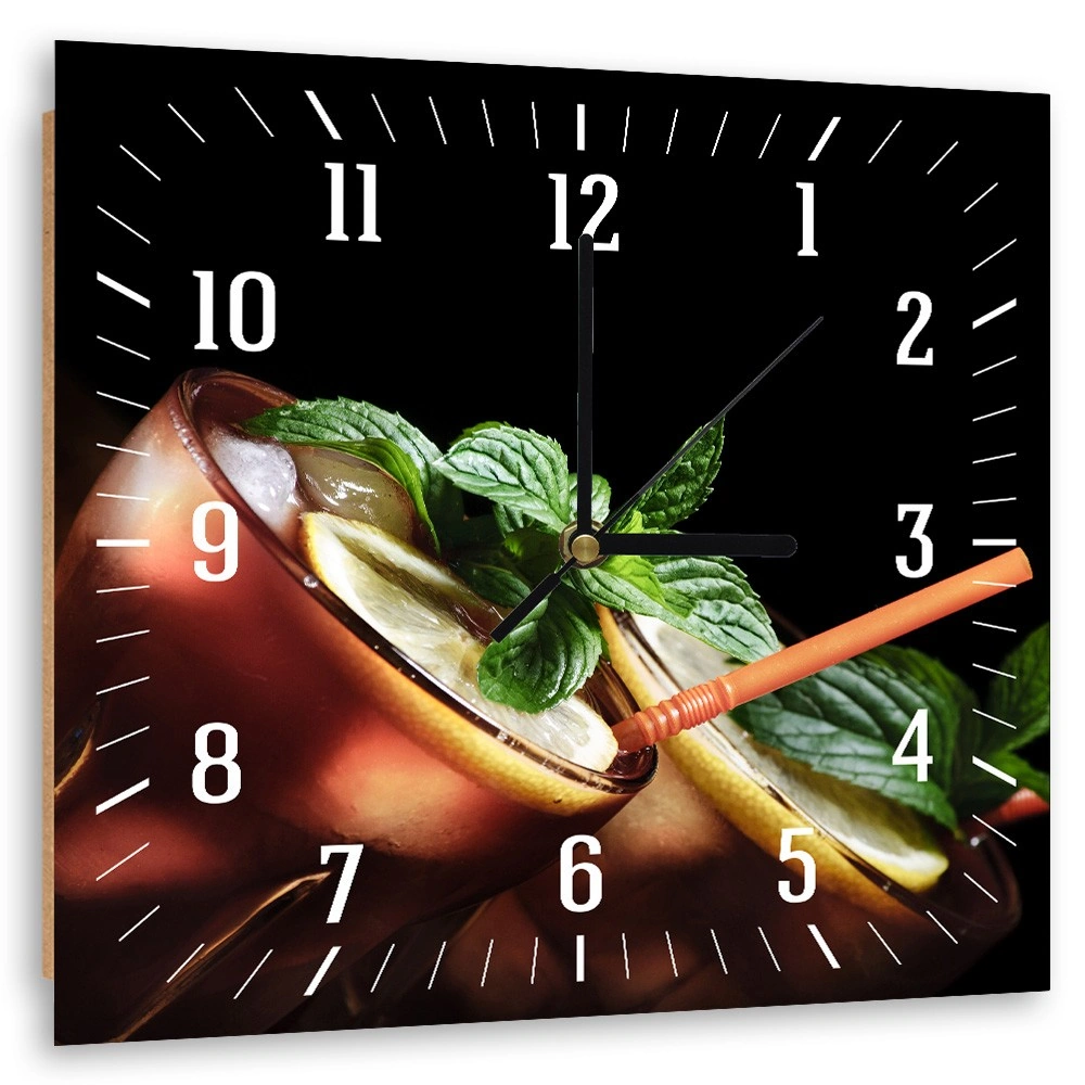 Wall clock, Cuba libre cocktail