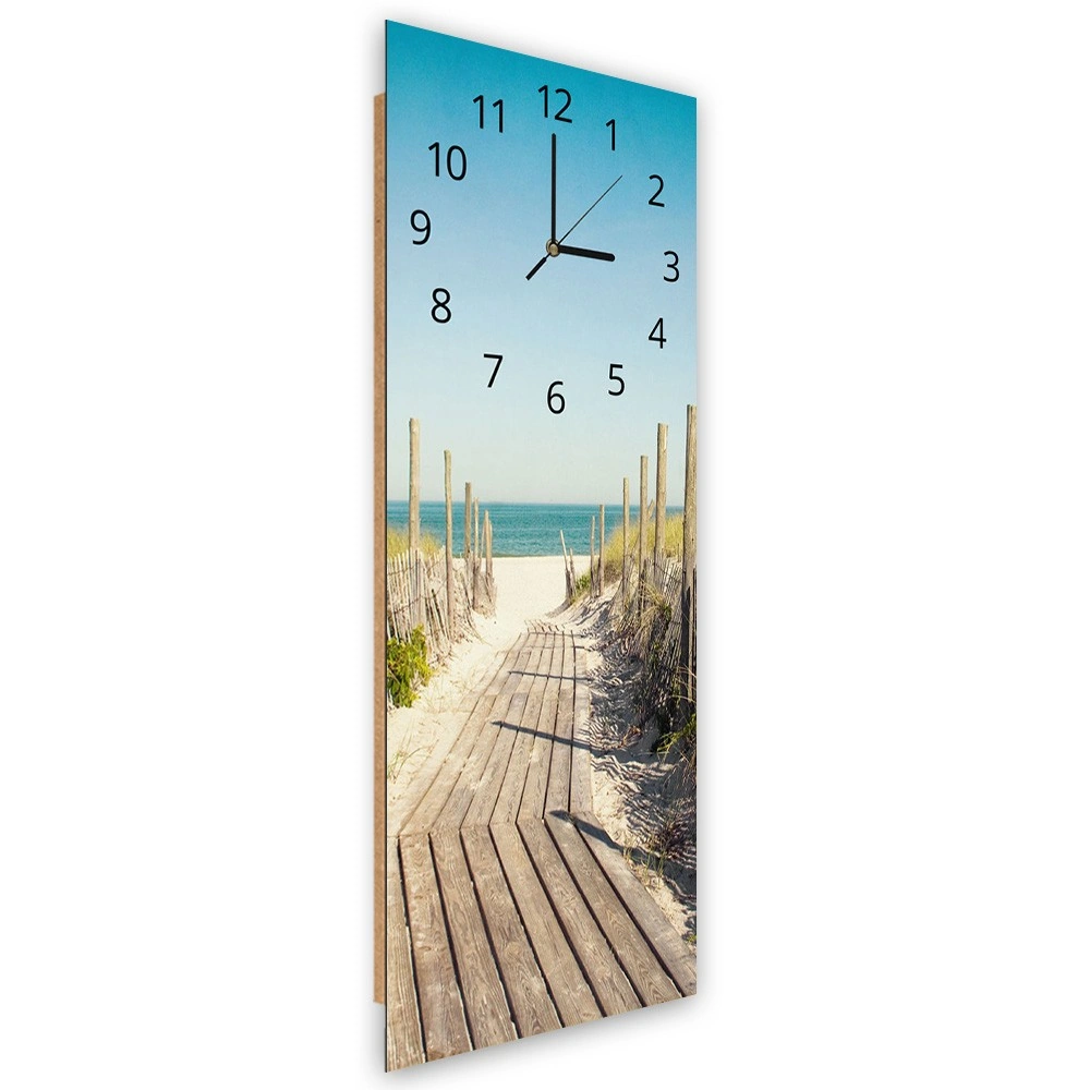 Wall clock, Path to the beach